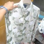 China Saffron Fabrics Print Shirt