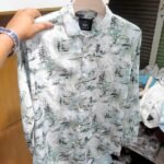 China Saffron Fabrics Print Shirt