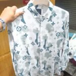 China Saffron Fabrics Print Shirt